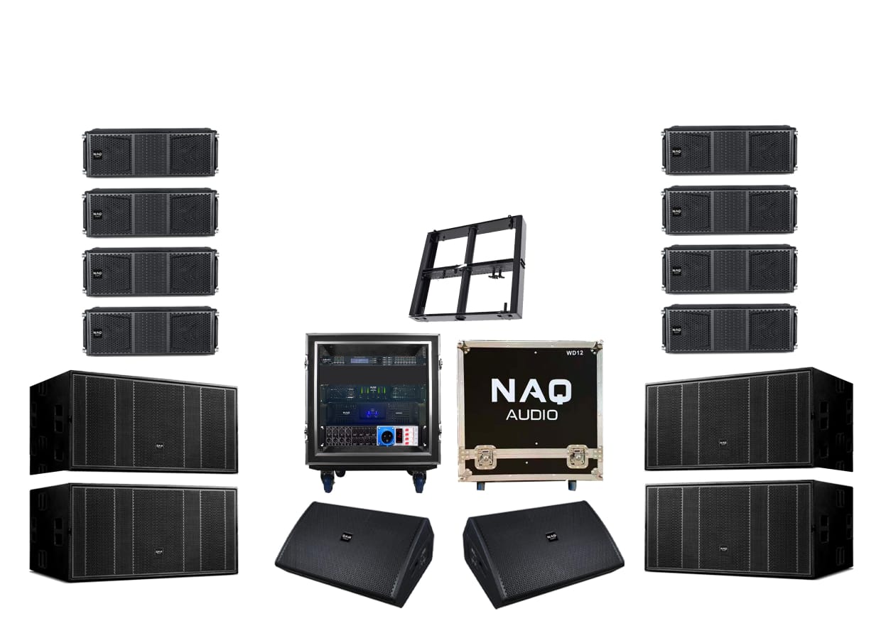 NAQ AUDIO DT210 LINE ARRAYS BUNLDE #3