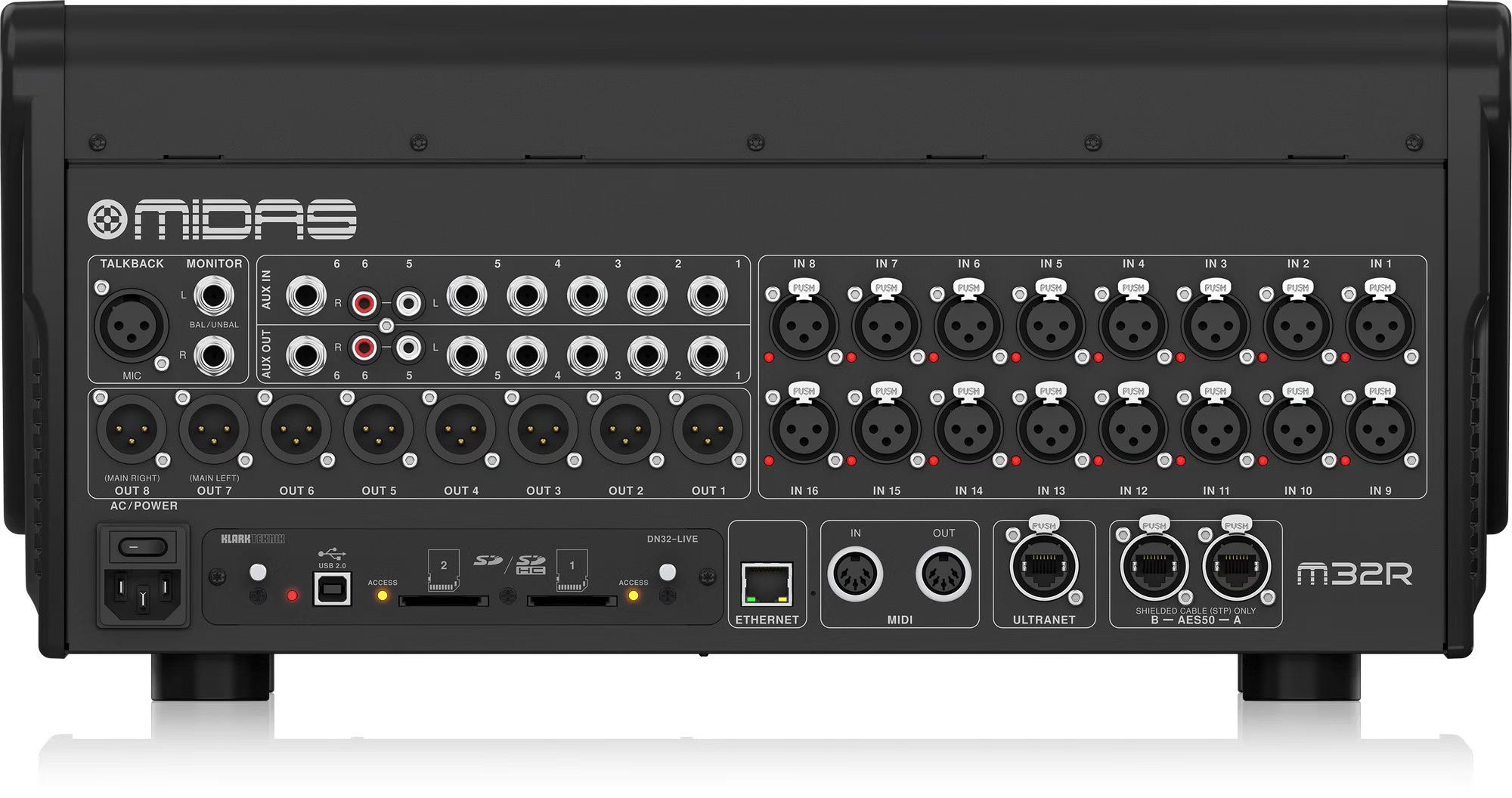 Midas M32R LIVE 40-channel Digital Mixer