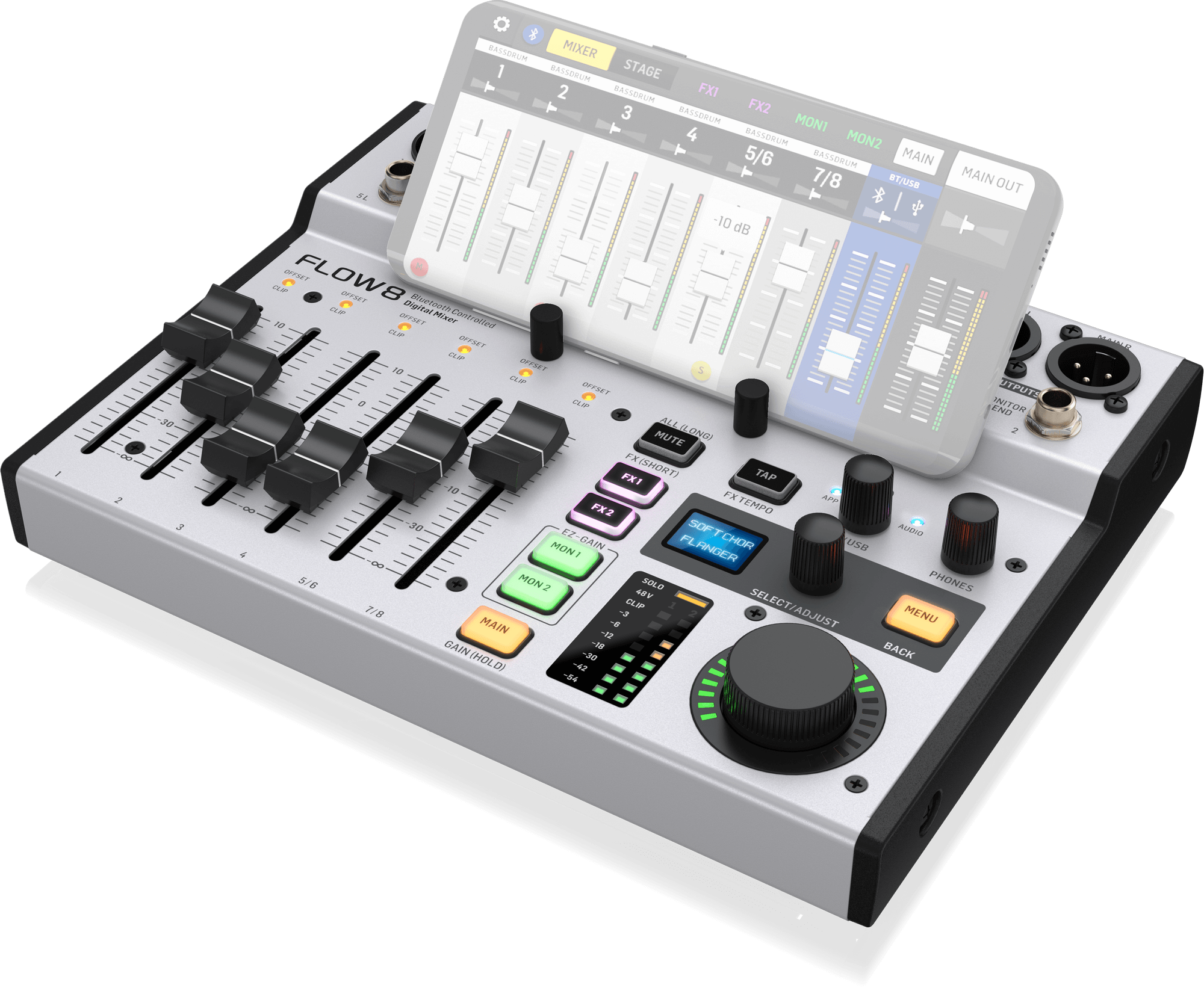 Behringer FLOW 8 8-input Digital Mixer with Bluetooth
