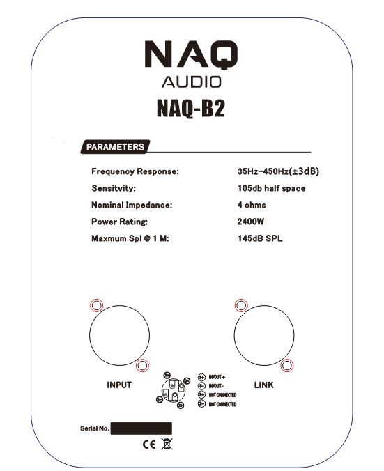 NAQ AUDIO- B2 SUBWOOFER