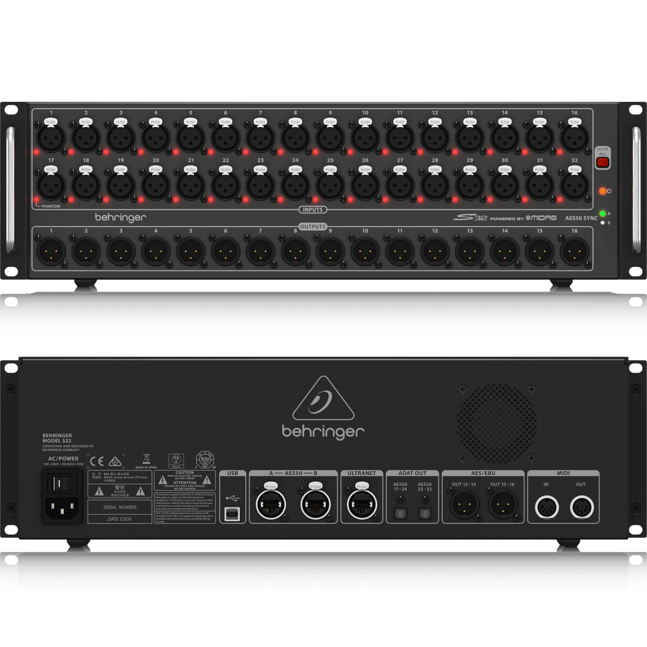 Behringer S32 32 x 16 Digital Stage Box