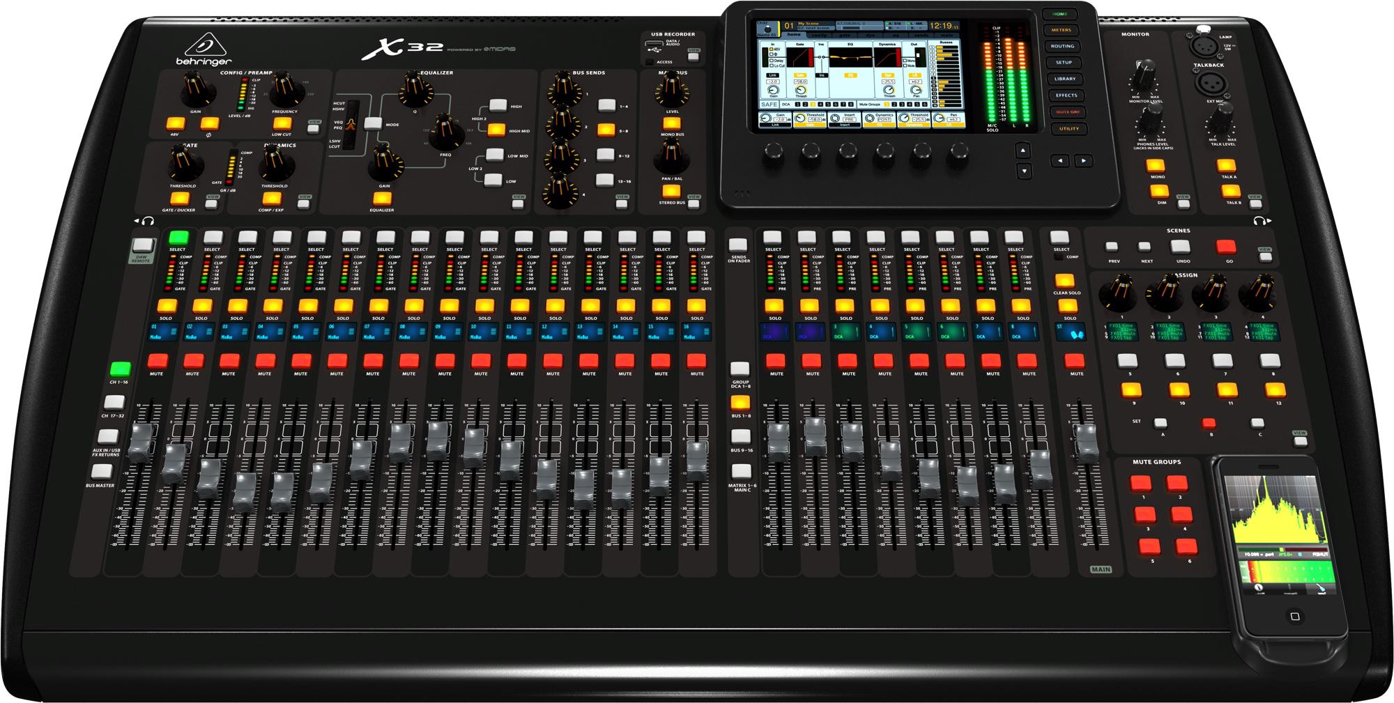 Behringer X32 40-channel Digital Mixer