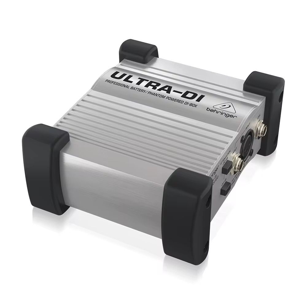 Behringer Ultra-DI DI100 1-channel Active Microphone / Instrument Direct Box DI Box with Switchable Input Attenuation and Groundlift