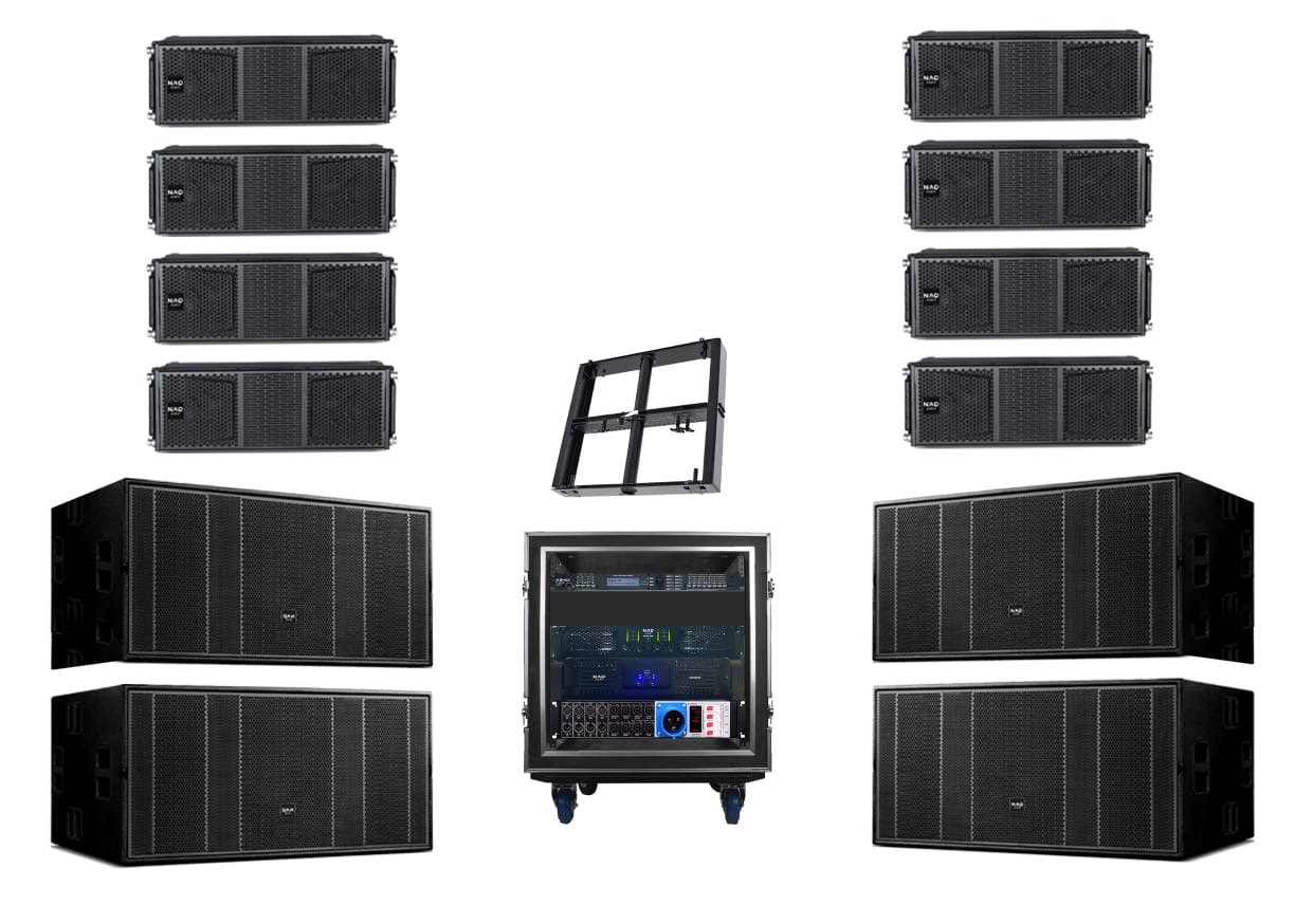NAQ AUDIO DT210 LINE ARRAYS BUNDLE #2